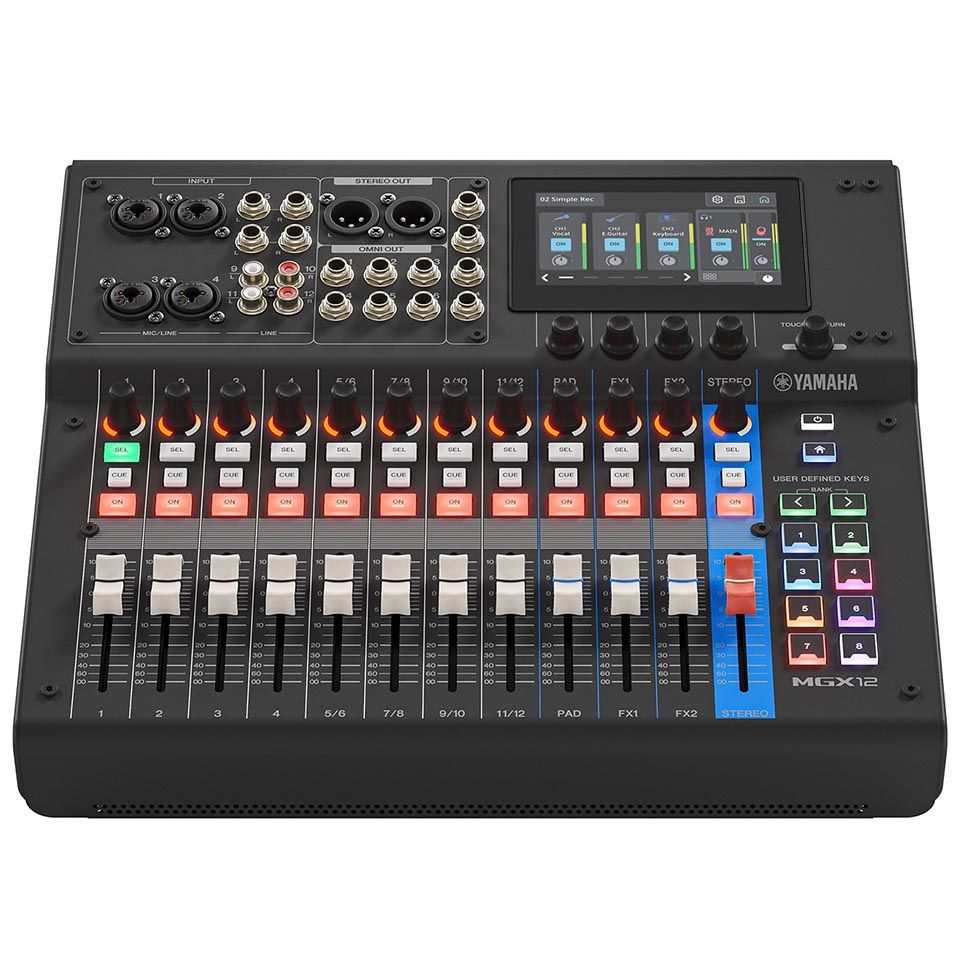 Yamaha MGX12 18-Channel Digital Mixing Console - Black