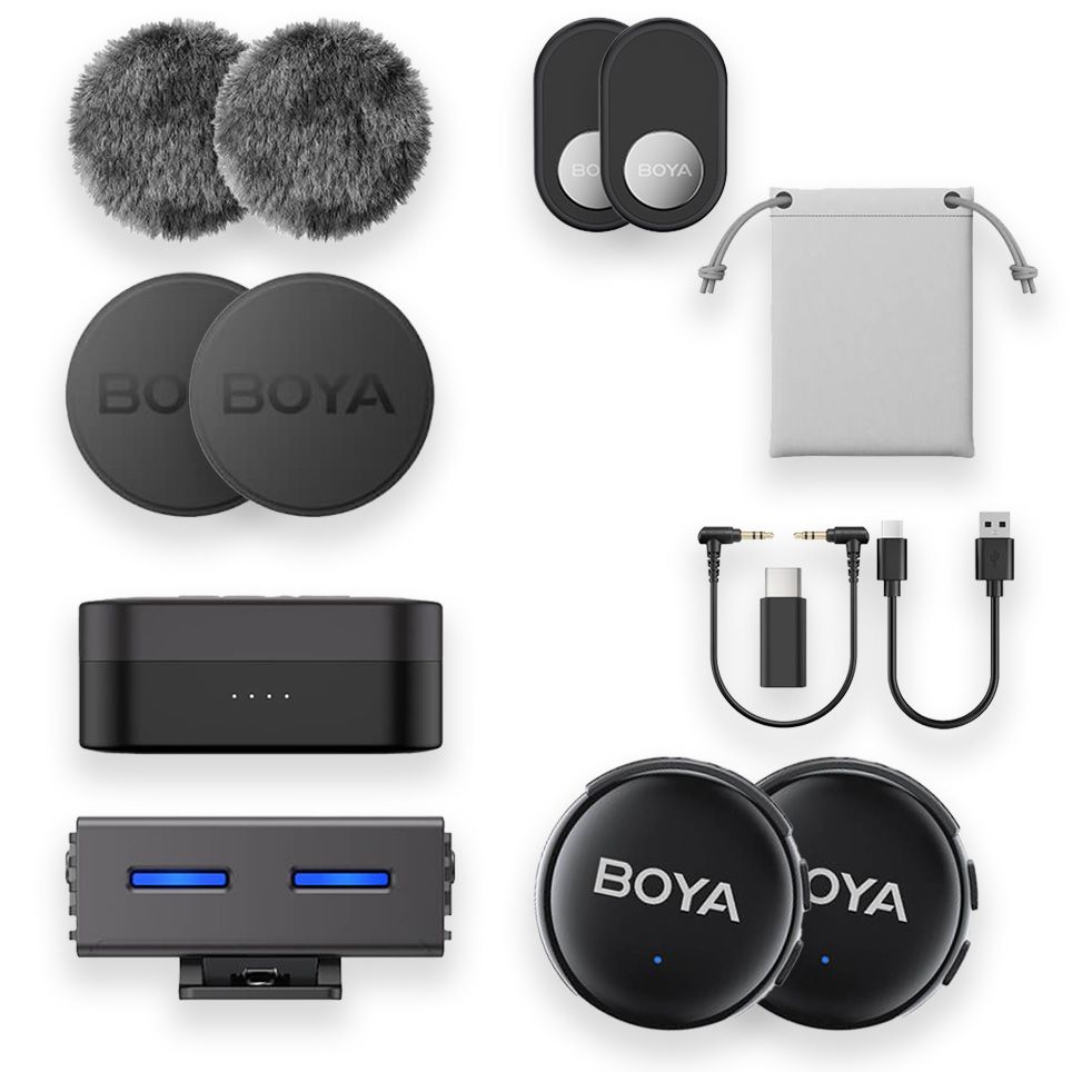 BOYA BOYALINK 3 AI-Powered Button-Sized Wireless Microphone
