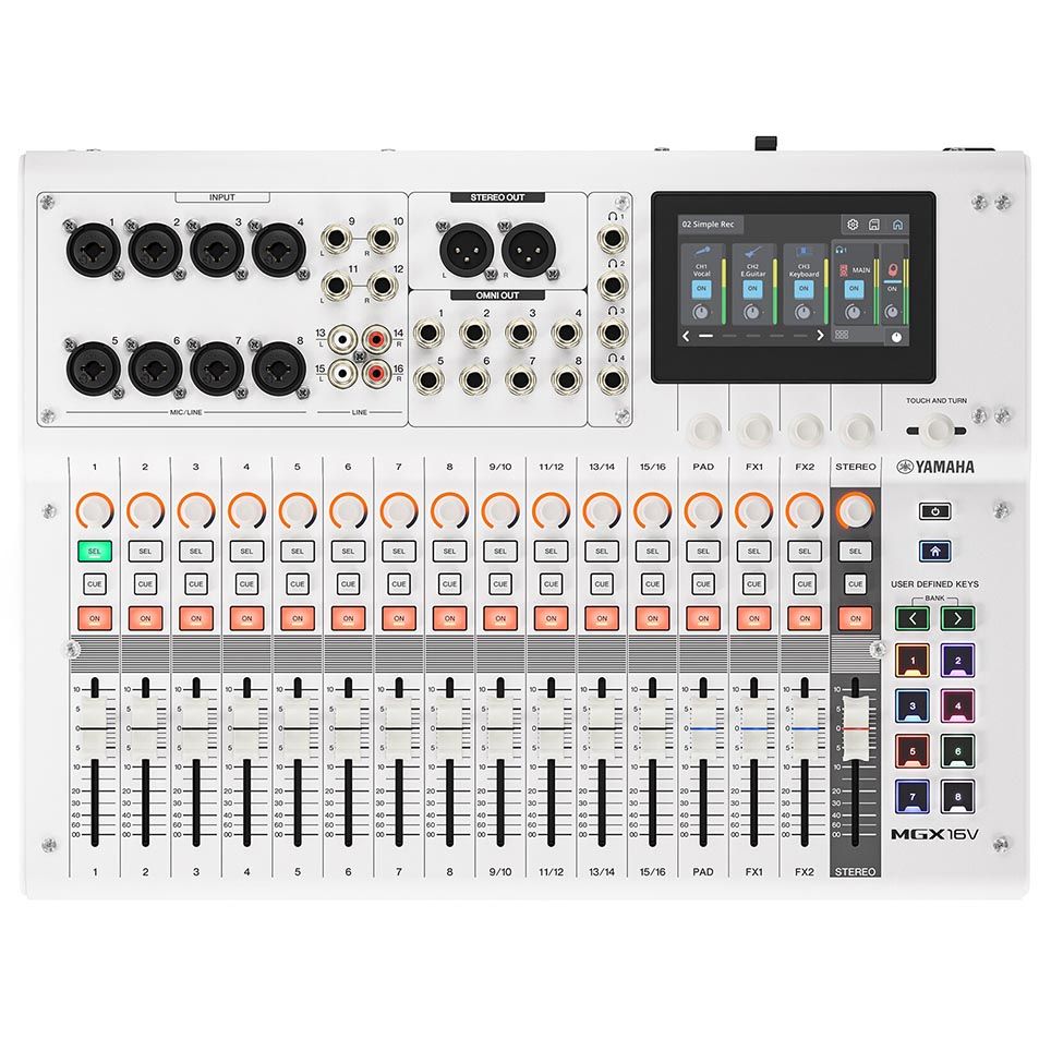 Yamaha 22-Channel Digital Mixing Console with Video Interface MGX16V