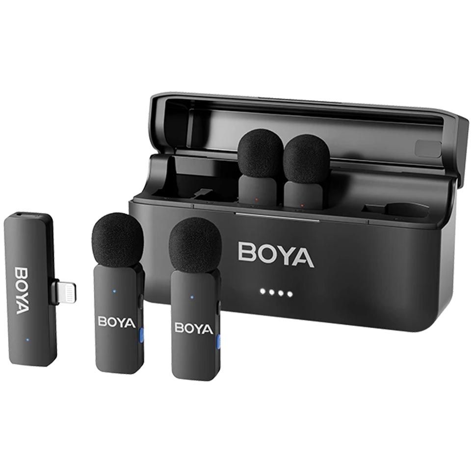 BOYA BY-V4 4-Channel Mini Wireless Microphone