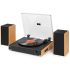 Audizio RP335BB Vintage Record Player with Bluetooth Speakers (Bamboo)