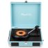Audizio RP111BL Record Player Briefcase Blue