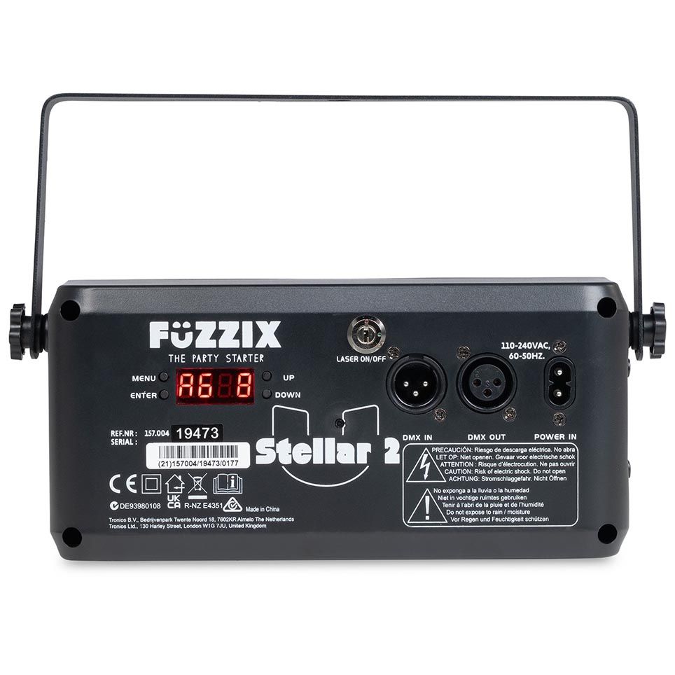 Fuzzix Stellar2 5-in-1 Multi DJ Disco Light Effect with Transport Bag