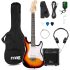 Max GigKit Junior Sunburst 3/4 Electric Guitar Set