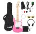 MAX GigKit Junior Electric Guitar Pack with Amp - Pink 1/4