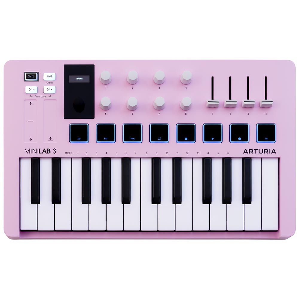 Arturia MiniLab 3 Rose Quartz Special Edition MIDI Controller