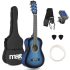 Max SoloArt Junior 1/4 Classic Guitar Pack Blue