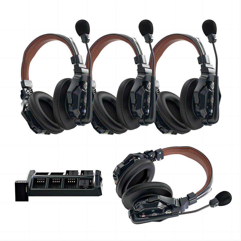 Hollyland Solidcom C1 Pro 4-Person Noise Cancelling Headset Intercom (Double-Ear Version)