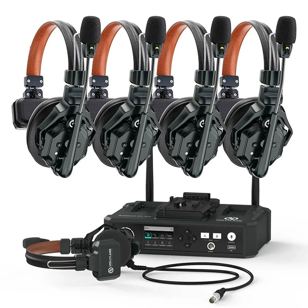 Hollyland Solidcom C1 Pro-Hub4S Wireless DECT Intercom System