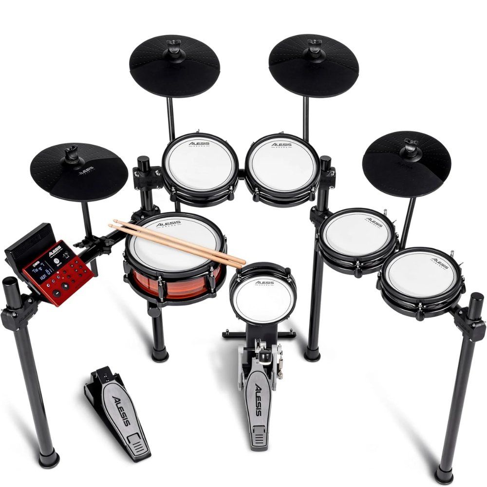 Alesis Nitro Pro XL 10-Piece Electronic Drum Kit With Mesh Heads & Bluetooth