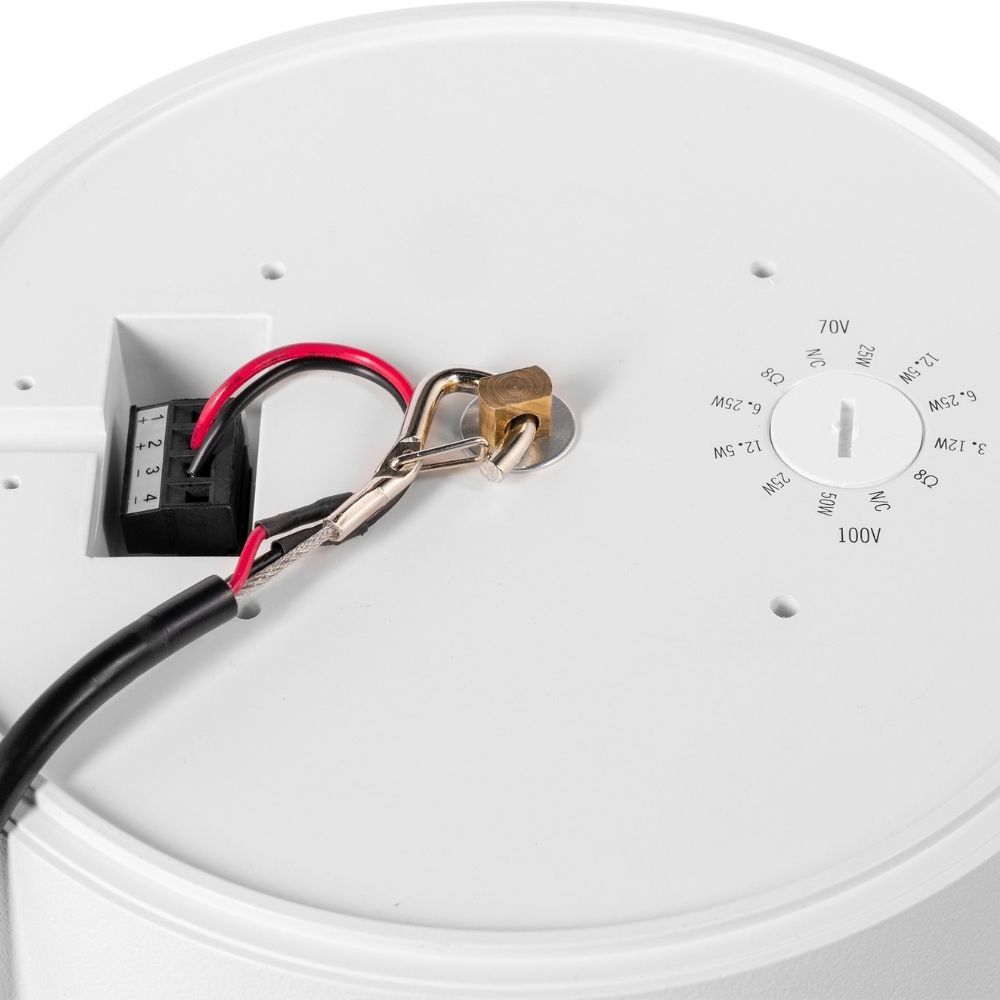 Power Dynamics Purity4W Premium Pendant Speaker 100V 4” White