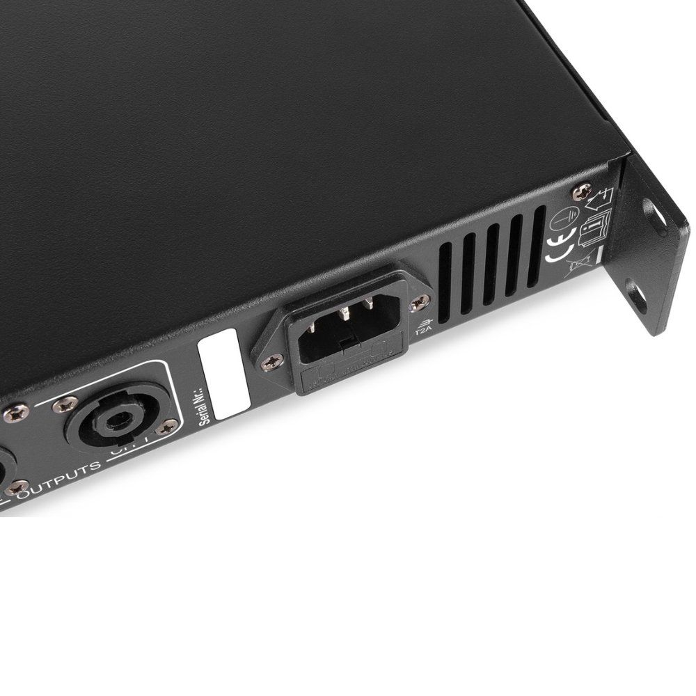 VONYX VDA500 PA Amplifier 1U 2x 250W