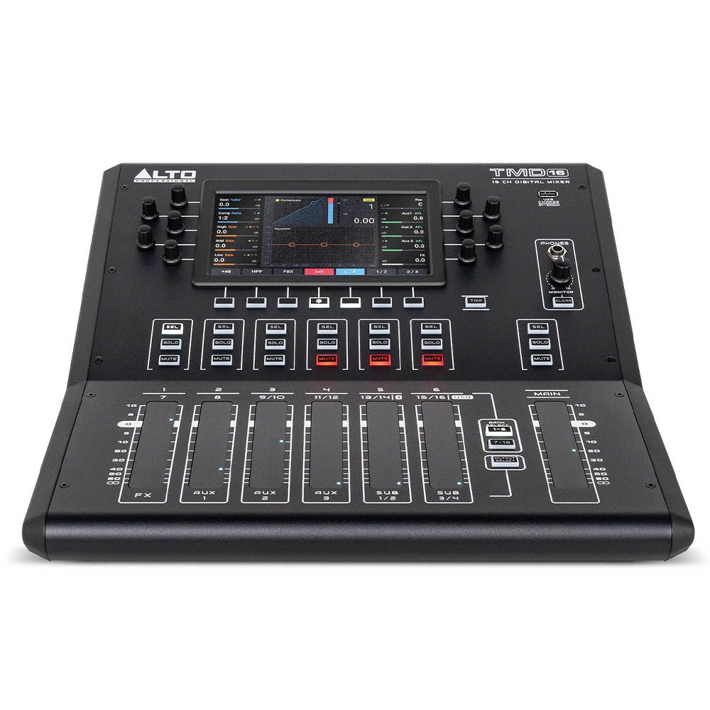 Alto Professional TMD16 16-Channel Compact Digital Mixer with Bluetooth & USB
