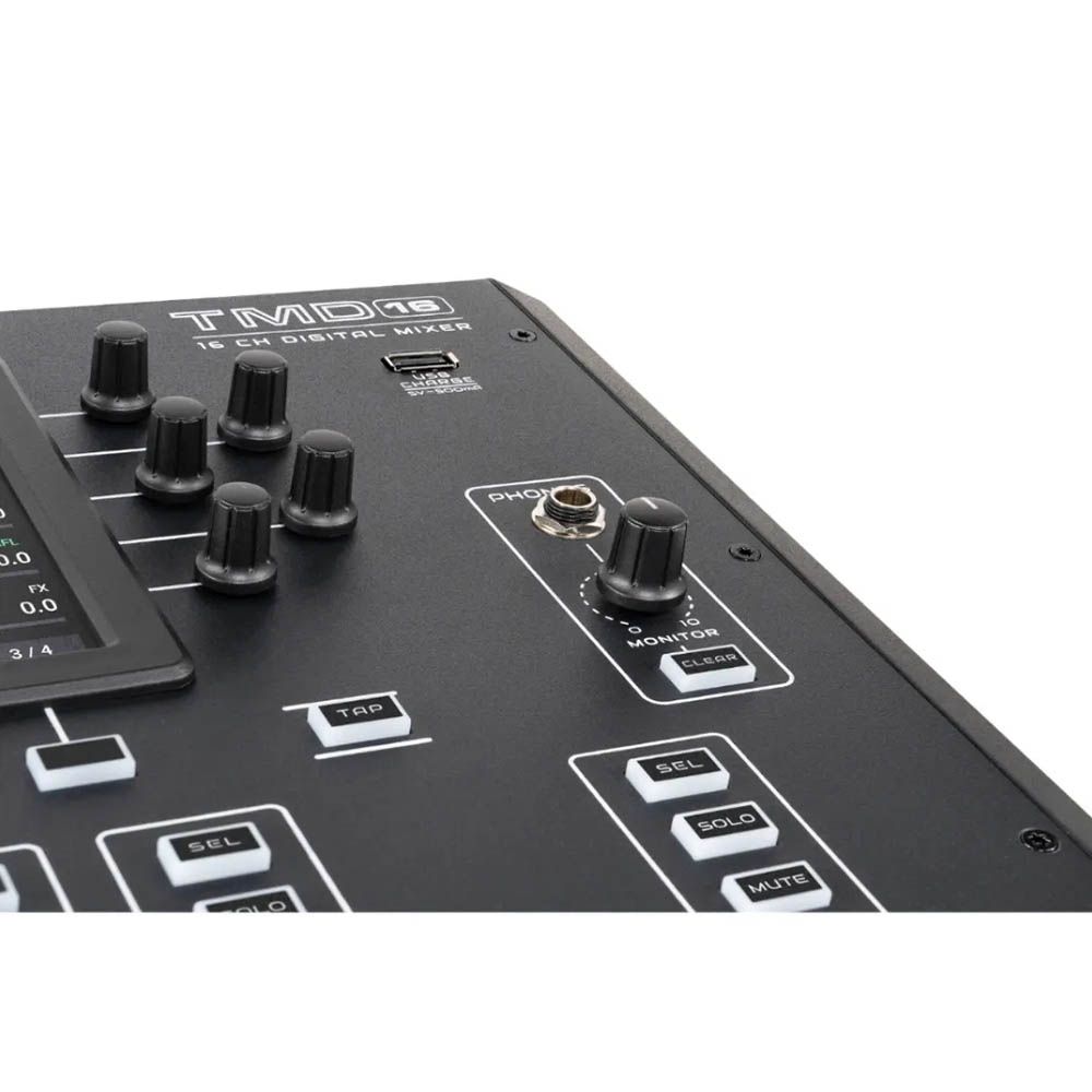 Alto Professional TMD16 16-Channel Compact Digital Mixer with Bluetooth & USB