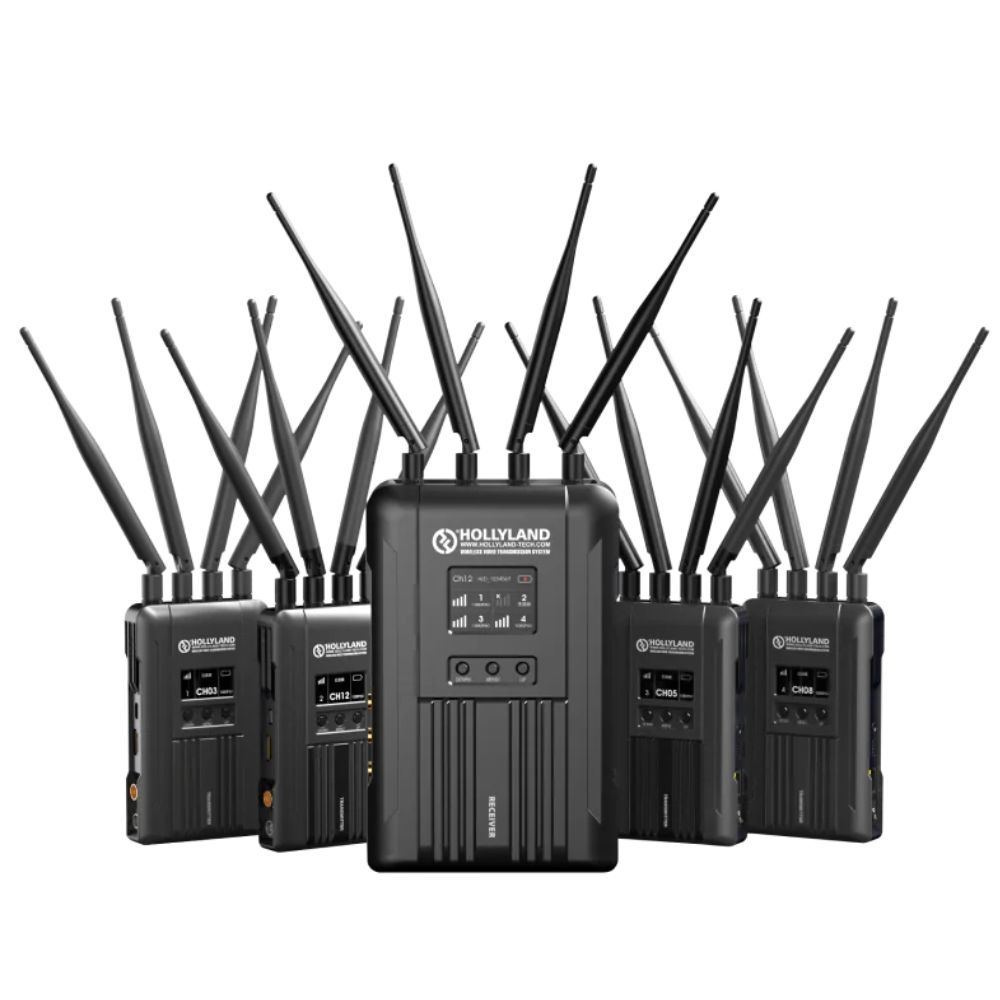 Hollyland Syscom 421S Professional Wireless Video Transmission System 4-TX-to-1-RX Multicast