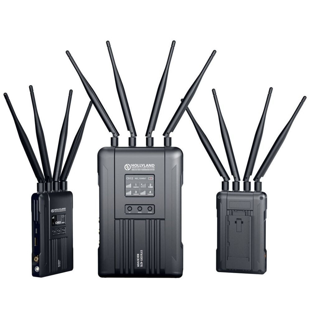 Hollyland Syscom 421S Professional Wireless Video Transmission System 4-TX-to-1-RX Multicast