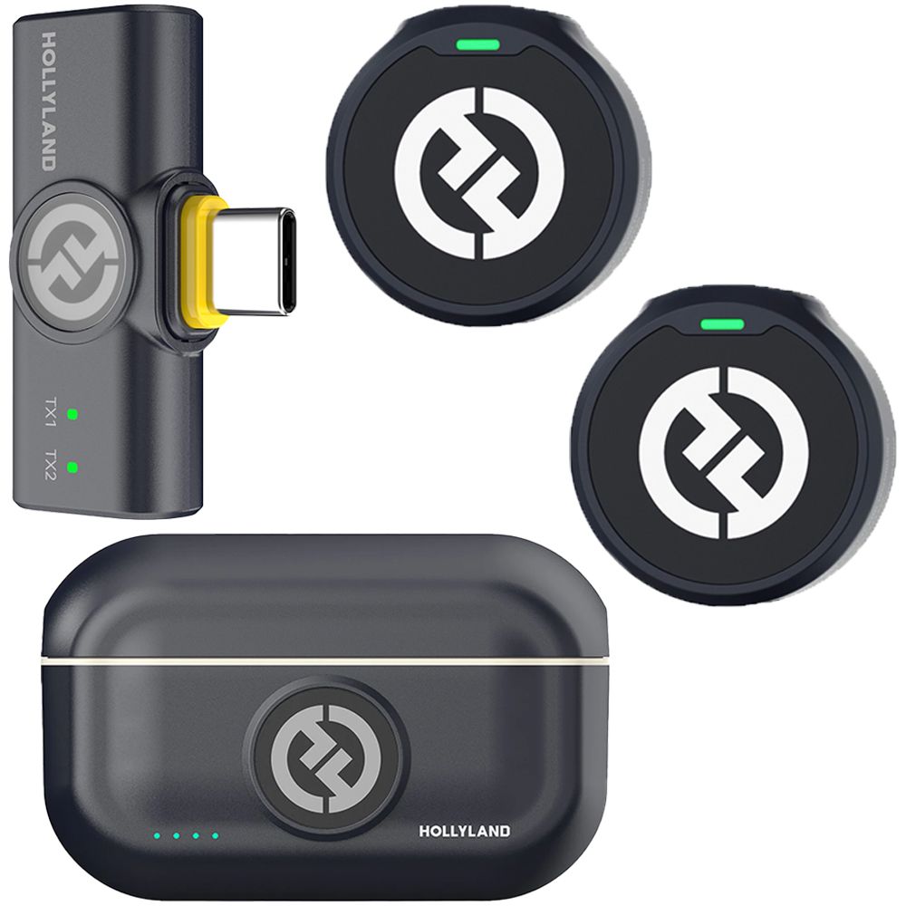 Hollyland Lark M2 Combo (USB-C) Wireless Lavalier Microphone System