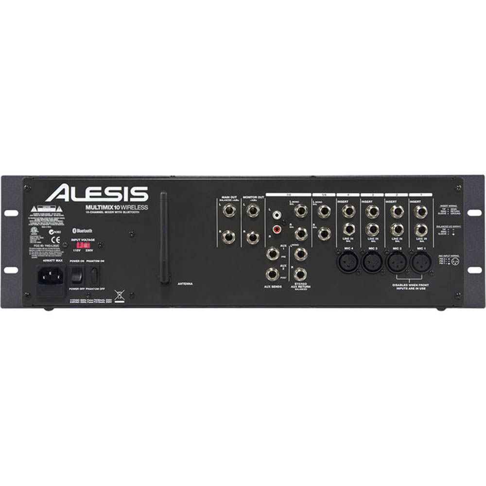 MultiMix 10 Wireless Bluetooth Rackmount 10-Channel Mixer with Bluetooth