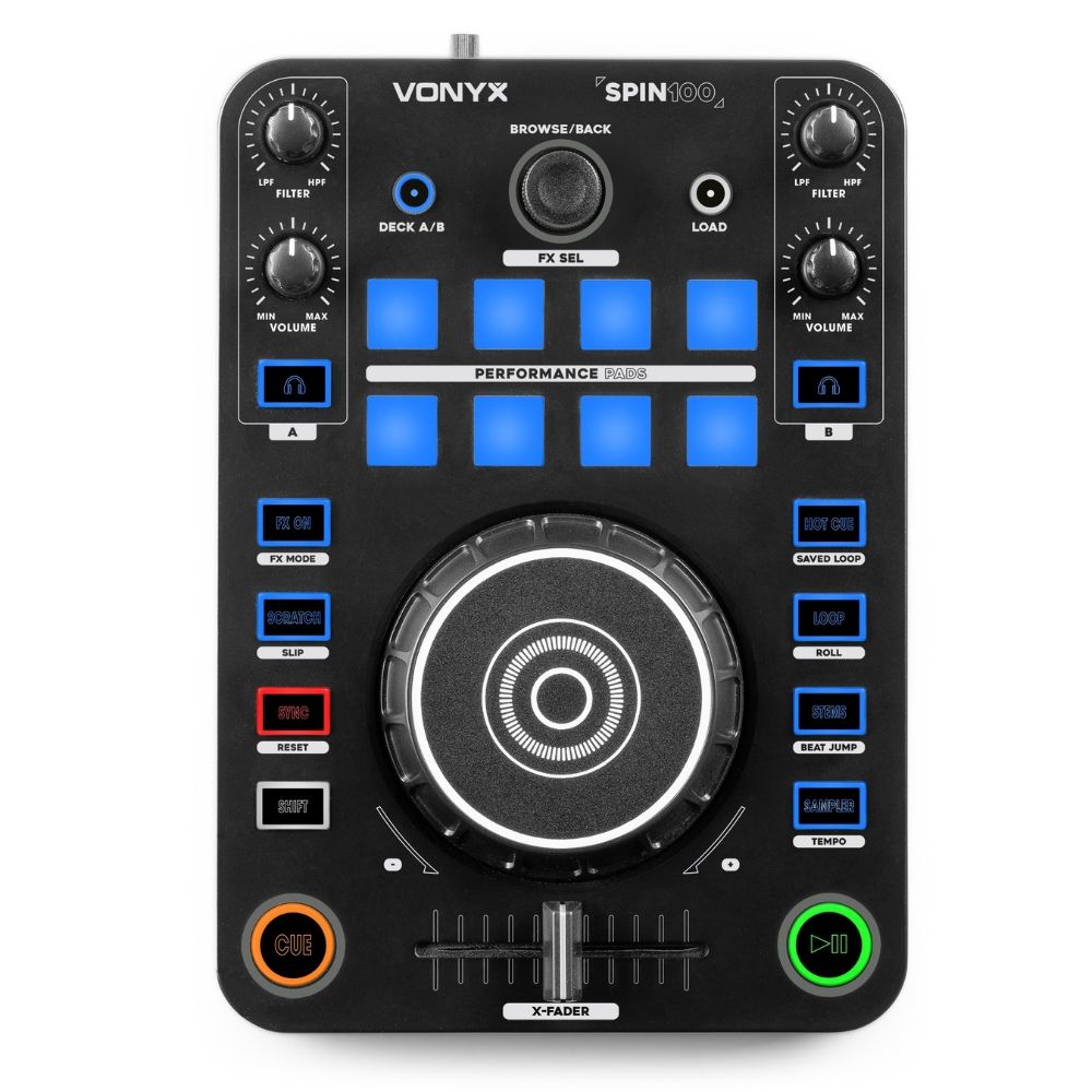Vonyx Spin100 DJ Midi Controller Virtual DJ