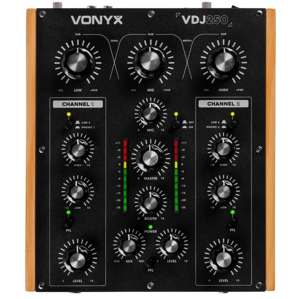 VDJ250 2-Channel DJ Rotary Mixer