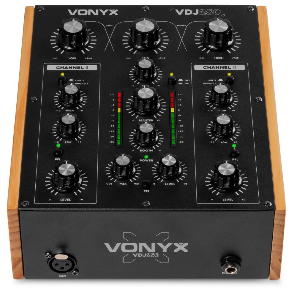 VDJ250 2-Channel DJ Rotary Mixer