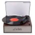 Audizio Reno Record Player Retro Wood