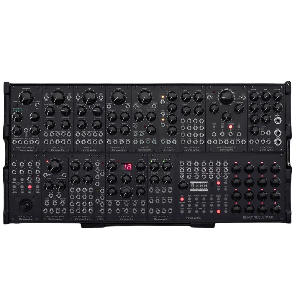 Erica Synths Black System III Eurorack Modular Synthesizer