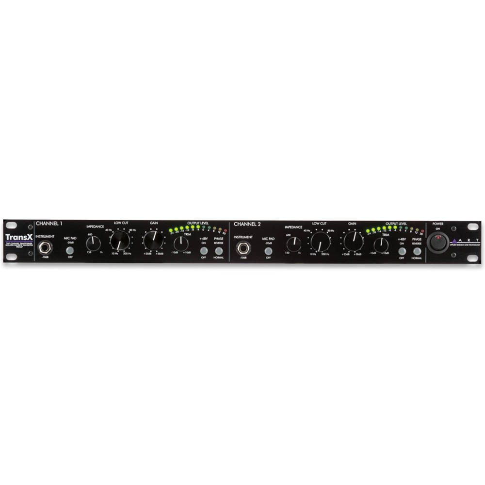 ART TransX 2 Channel Mic Preamp w/Jensen Transformers
