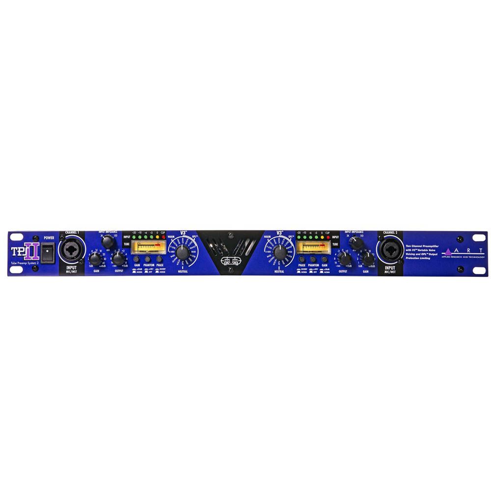 ART TPS II 2-Channel Tube Preamp with V3 Presets