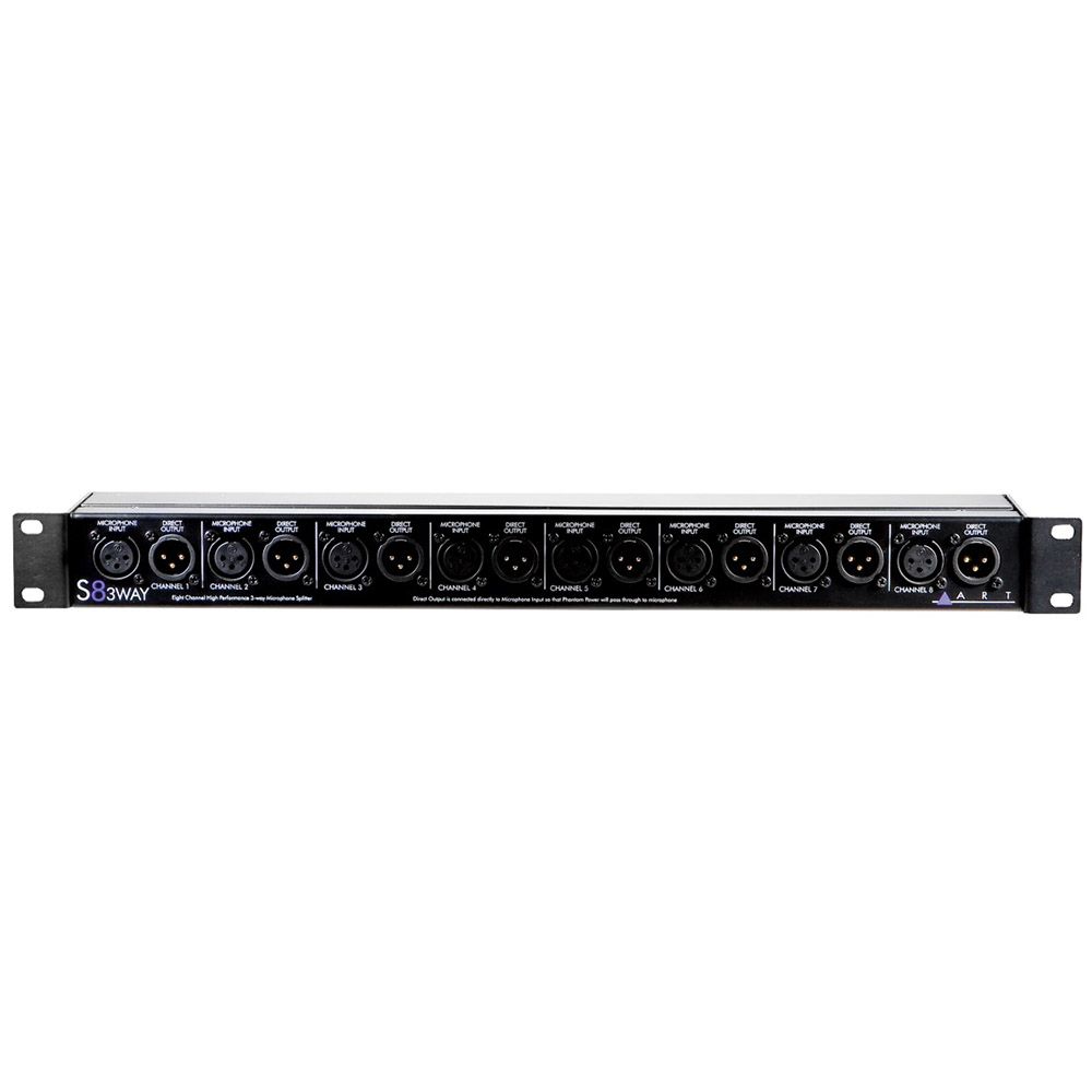 ART S8-3Way 8-Channel 3-Way Mic Splitter