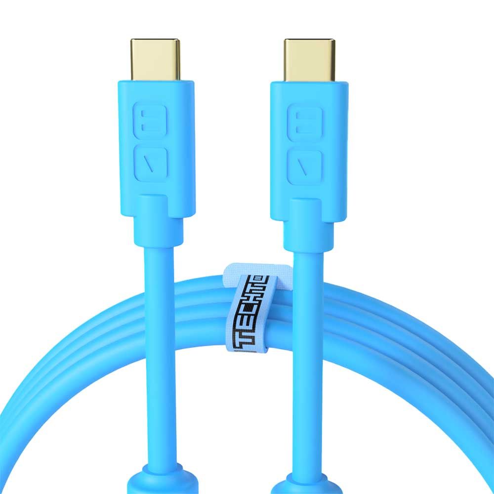 DJ Tech Tools Chroma Cable USB-C to C 2m Blue
