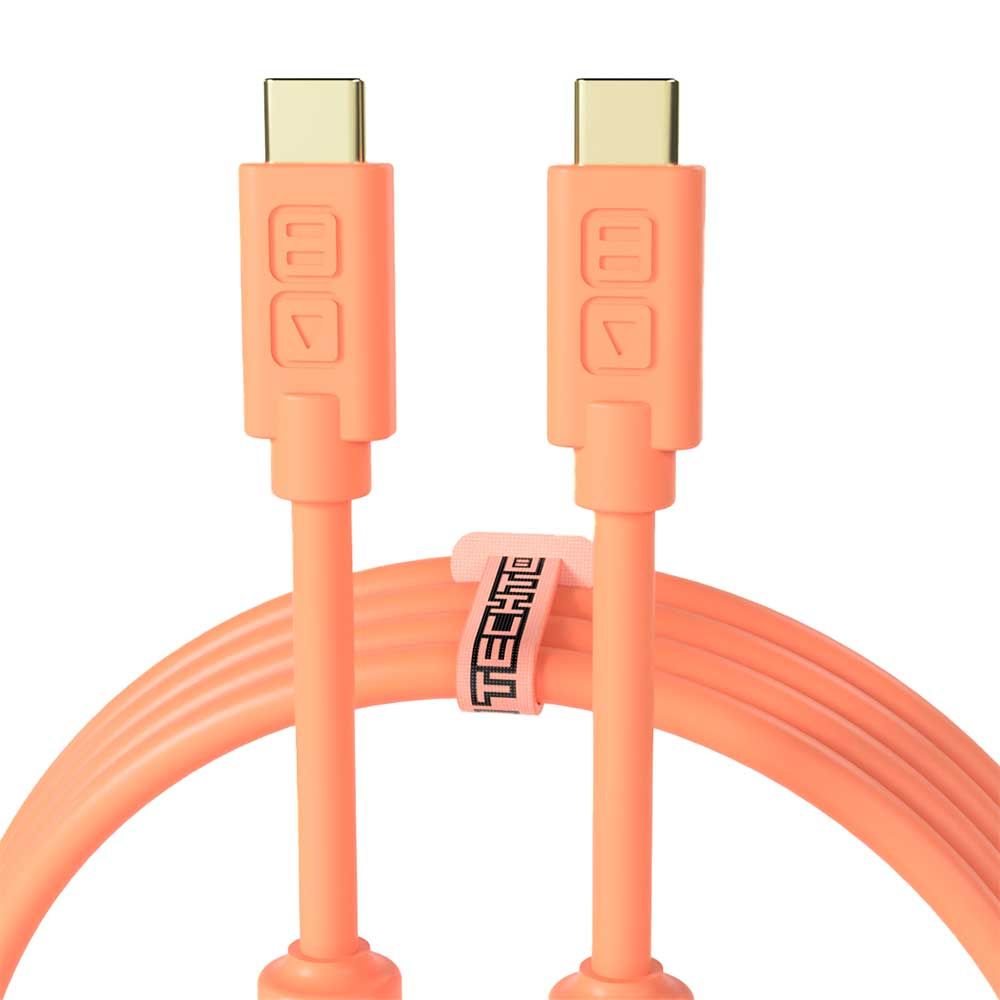 DJ Tech Tools Chroma Cable USB-C to C 2m Orange