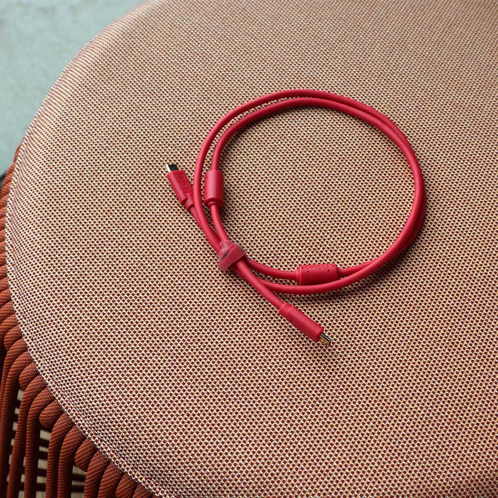 DJ Tech Tools Chroma Cable USB-C to C .25m Red