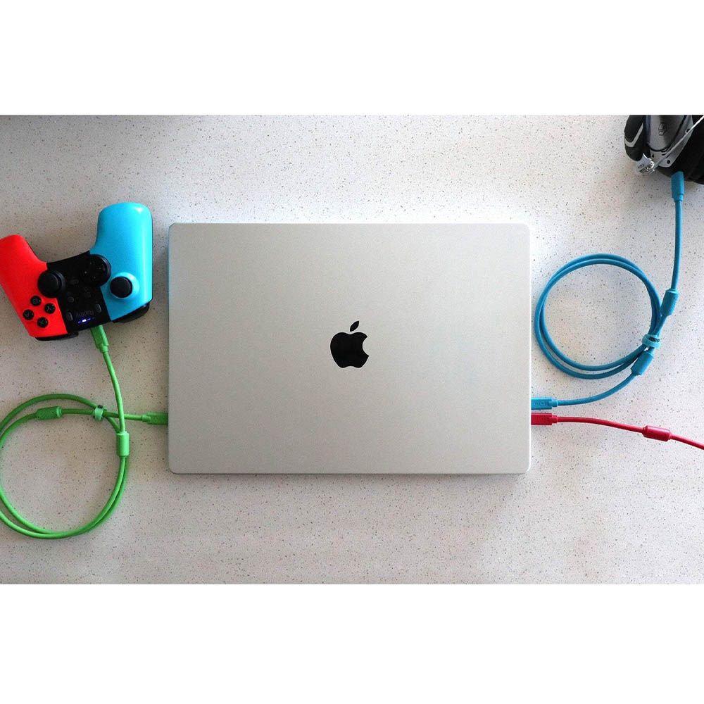 DJ Tech Tools Chroma Cable USB-C to C .25m Red