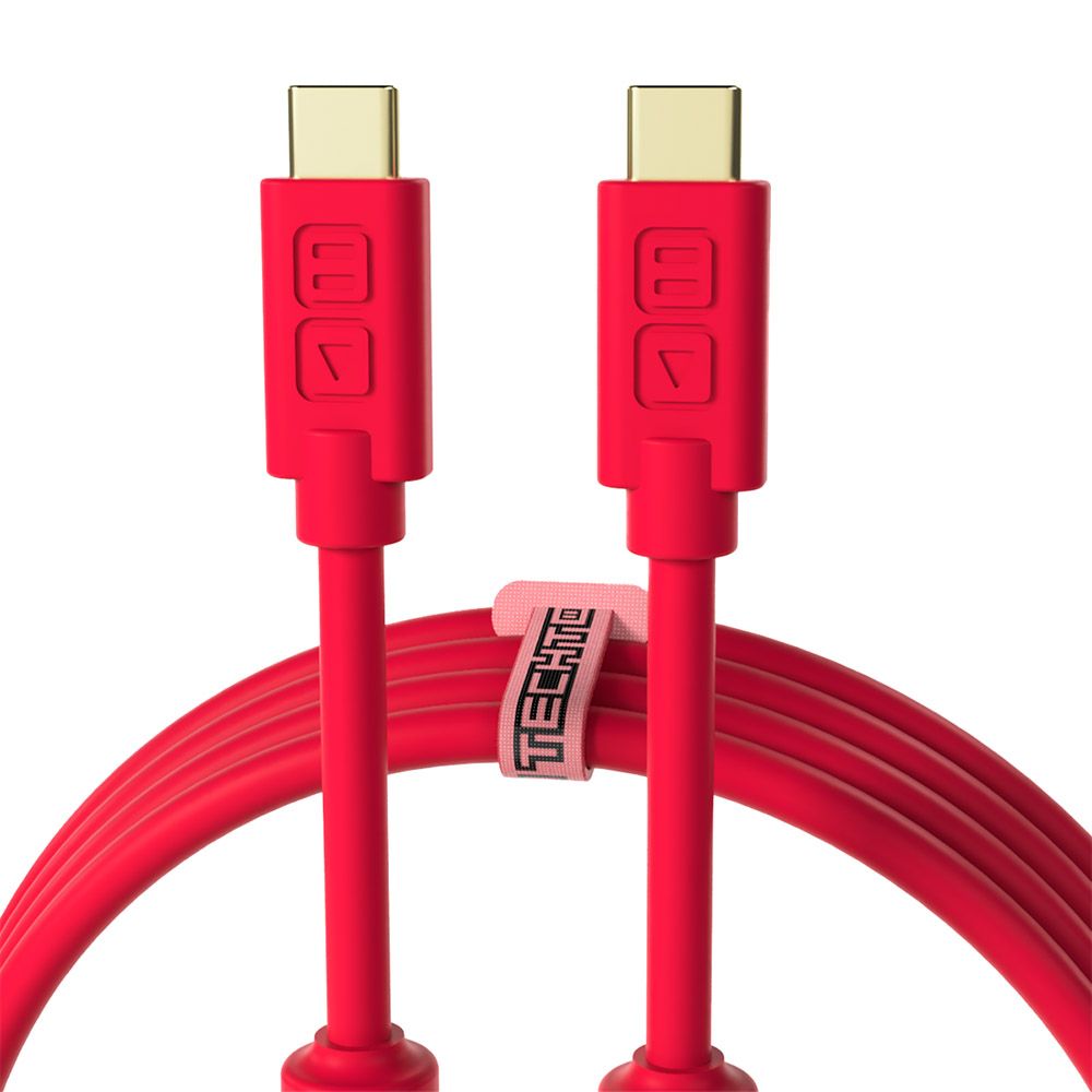 DJ Tech Tools Chroma Cable USB-C to C 2m Red