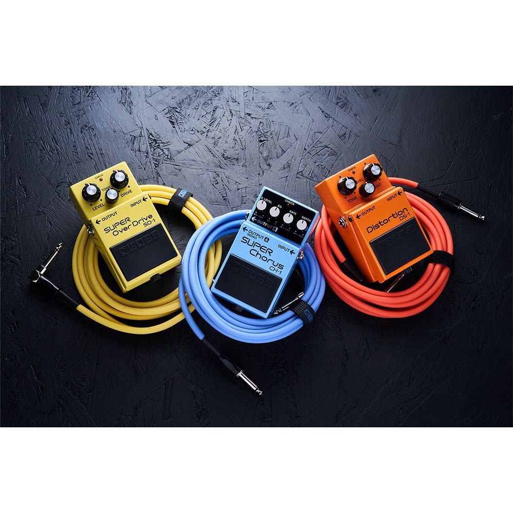 BOSS Pedals BIC-10A-BK Instrument Cable 10ft/3m - Green