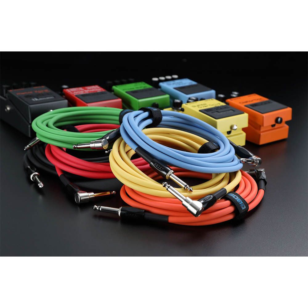 BOSS Pedals BIC-10A-BK Instrument Cable 10ft/3m - Green