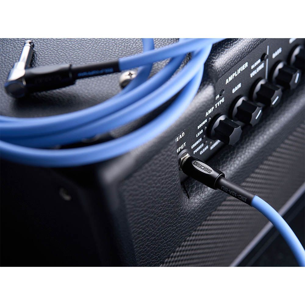 BOSS Pedals BIC-10A-BK Instrument Cable 10ft/3m - Yellow