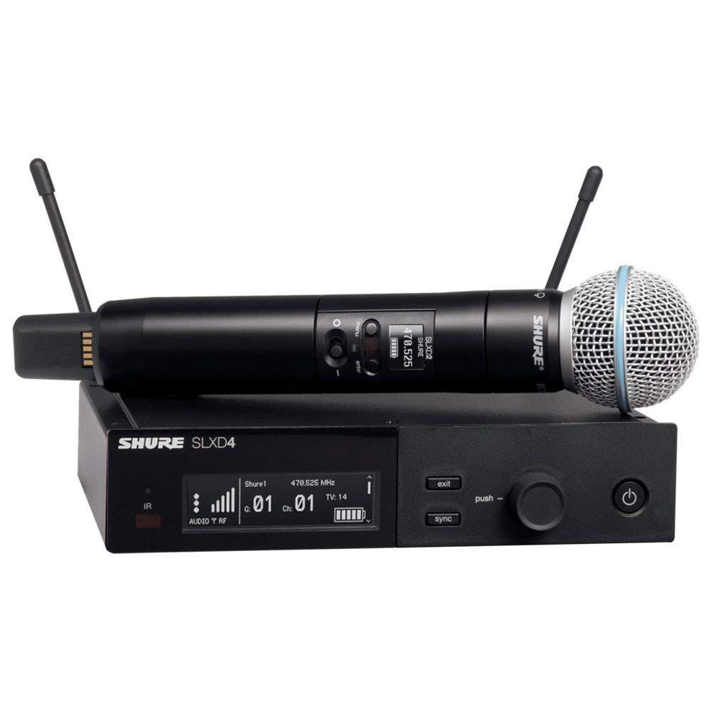Shure SLXD24/B87A Wireless System with Beta 87A Handheld Transmitter (L57 Band)