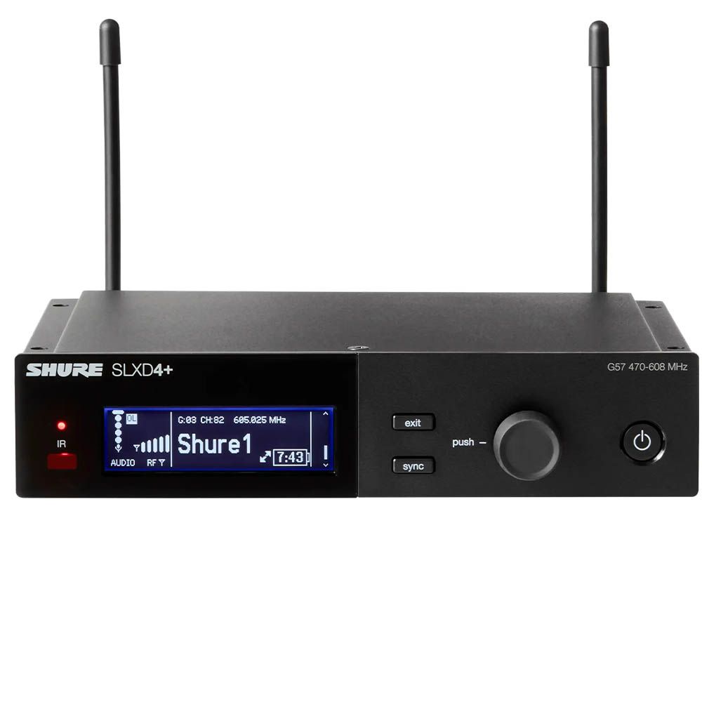 Shure SLXD4+ Digital Wireless Receiver