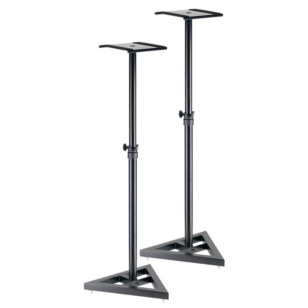Stagg Two Height-adjustable Steel Studio Monitor/Light Stands - Image 2