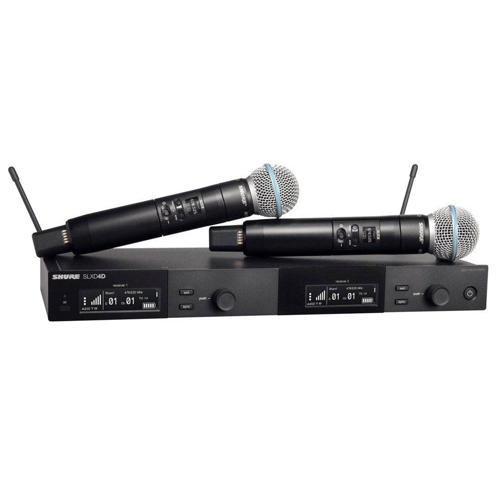 Shure SLXD24DSM58 Dual Wireless Handheld Microphone System - L57