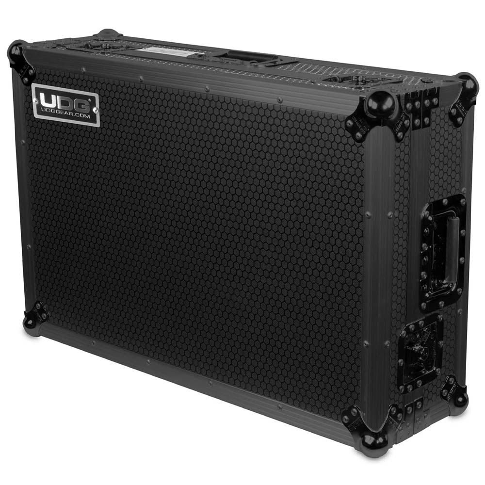 UDG U91075BL Ultimate Flight Case Pioneer DJ XDJ-RX3 Black Plus Laptop Shelf + Wheels