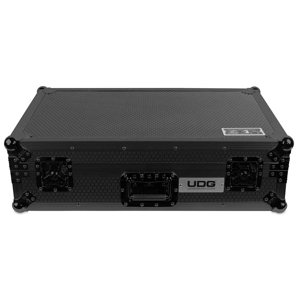 UDG U91075BL Ultimate Flight Case Pioneer DJ XDJ-RX3 Black Plus Laptop Shelf + Wheels