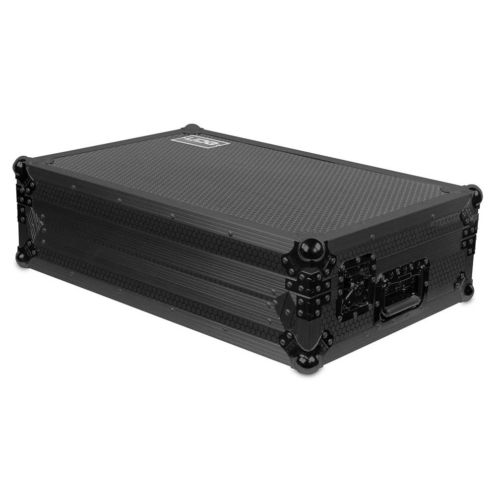 UDG U91075BL Ultimate Flight Case Pioneer DJ XDJ-RX3 Black Plus Laptop Shelf + Wheels