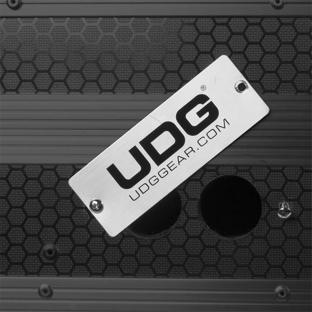 UDG U91075BL Ultimate Flight Case Pioneer DJ XDJ-RX3 Black Plus Laptop Shelf + Wheels