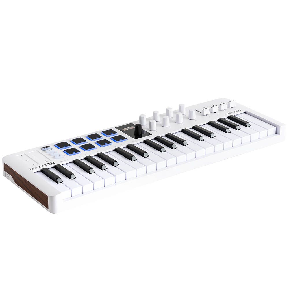 Arturia Minilab 37 mk3 Universal MIDI Controller - White