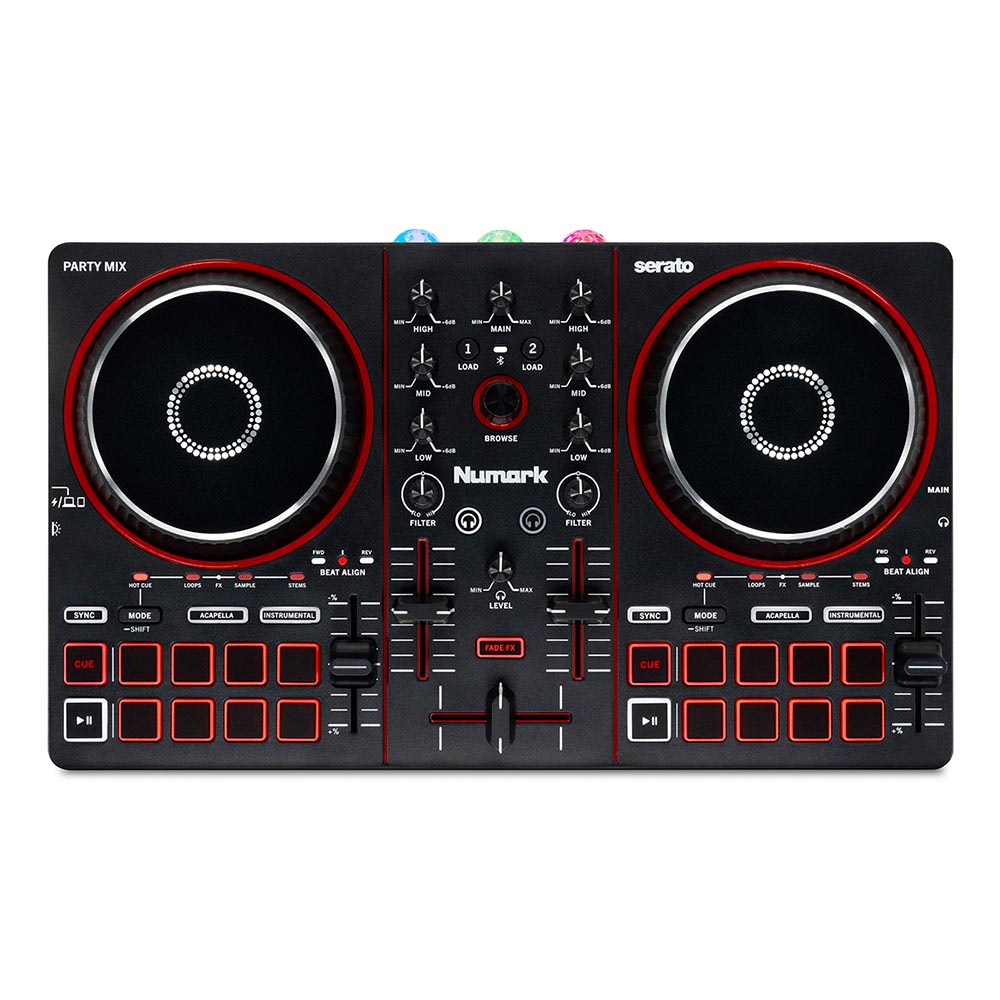 Numark Party Mix Live - 2 Channel DJ Controller w/ Speakers - DJ City