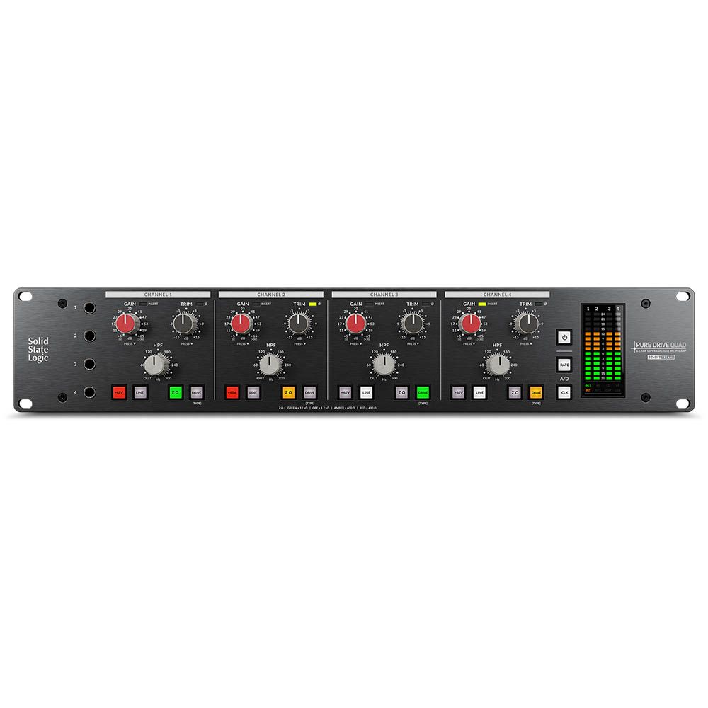 Solid State Logic PURE DRIVE QUAD Mic Preamp, Conversion & USB Soundcard