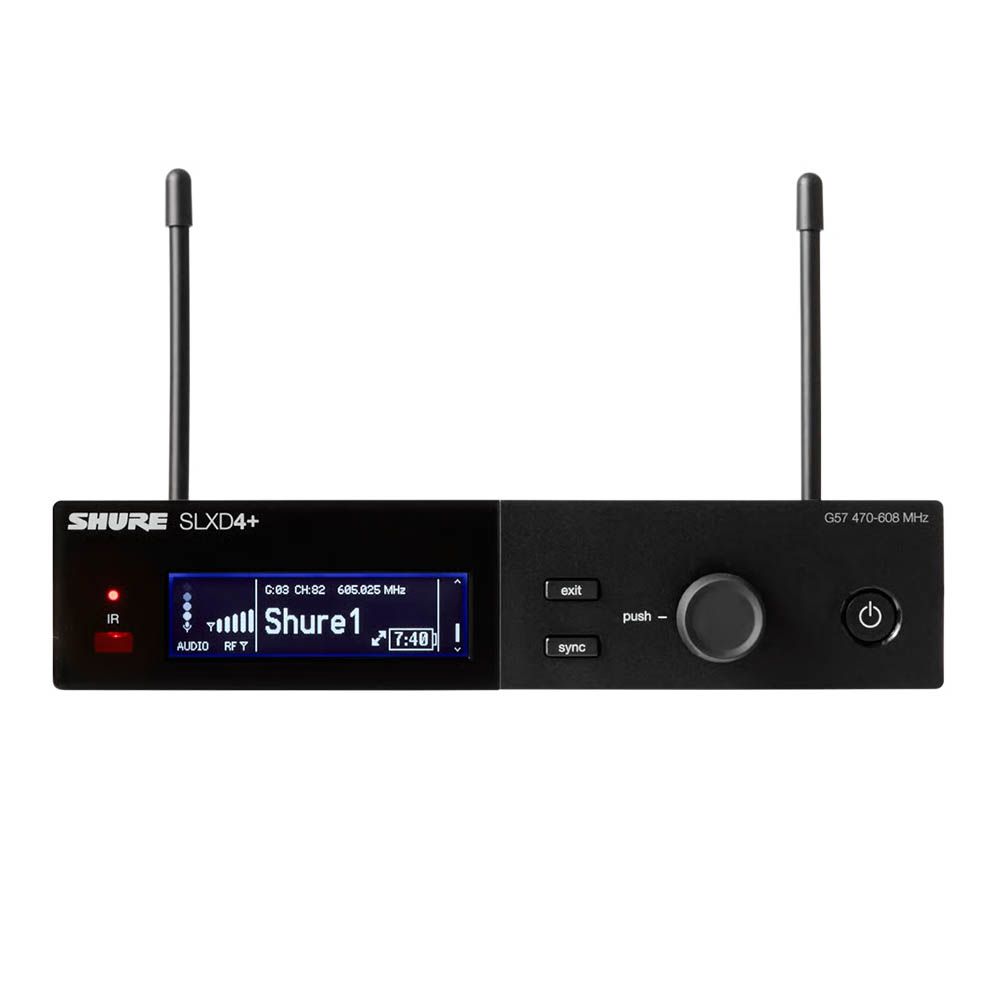 Shure SLXD4+ Digital Wireless Receiver